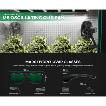 Mars Hydro TSW 2000 LED Grow Light + 4' x 4' Grow Tent + Inline Fan Combo with Speed Controller - Midwest Grow LLC