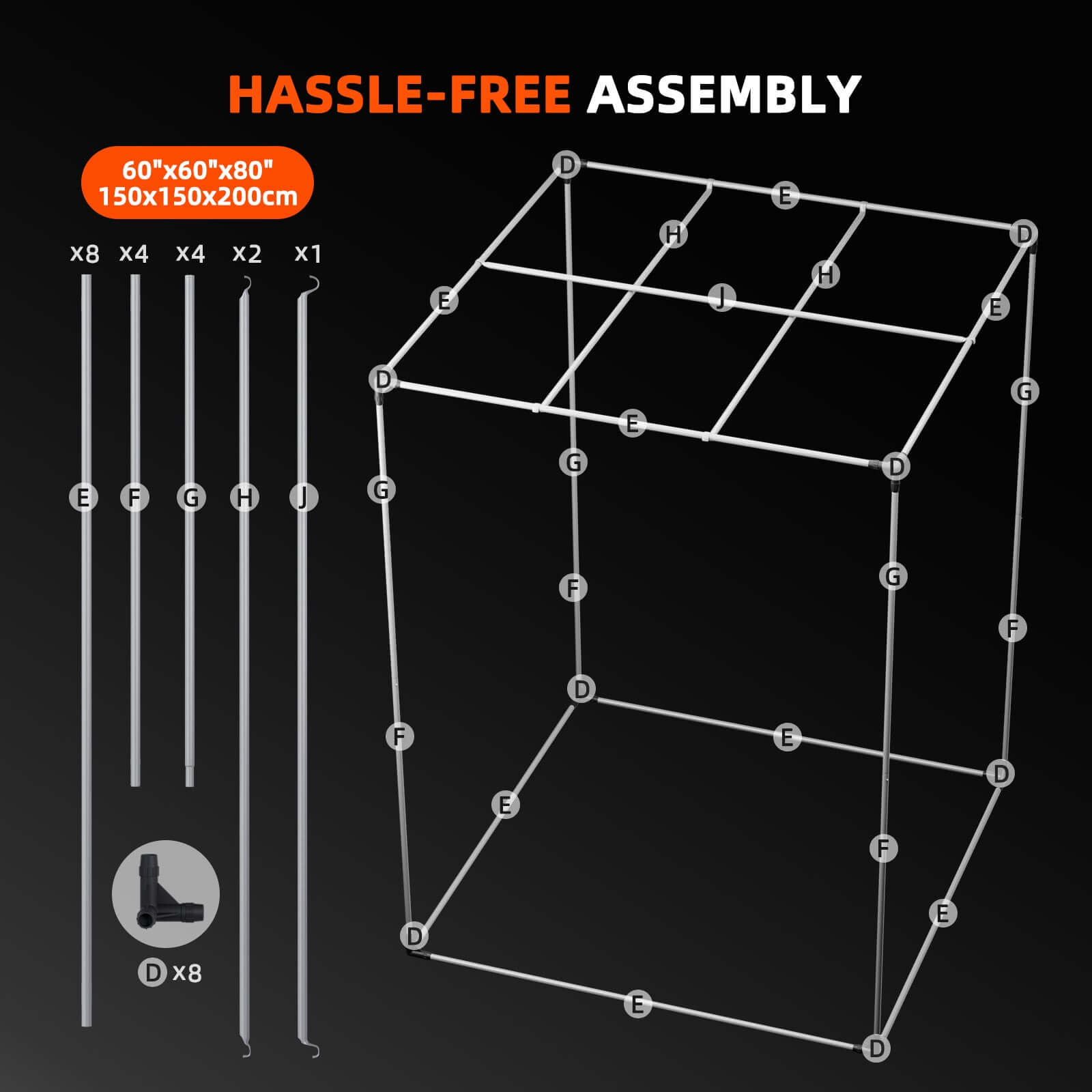Spider Farmer SE7000 LED Grow Light + 5' x 5' Grow Tent + 6" Inline Fan Combo with GGS Controller Kits + 6" Clip Fan - Midwest Grow LLC