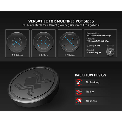 Spider Farmer 4 Self-watering System Kits - Midwest Grow LLC