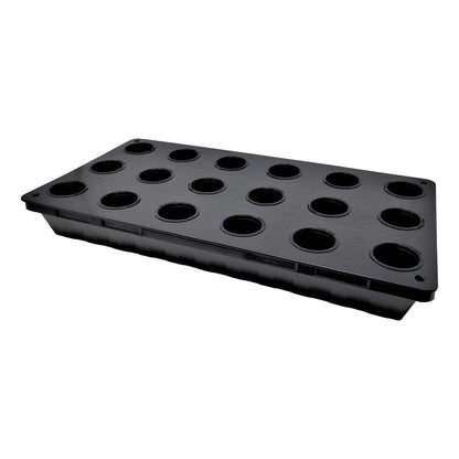 Net Pot Tray - 18 Holes - 10"x20" - Midwest Grow LLC