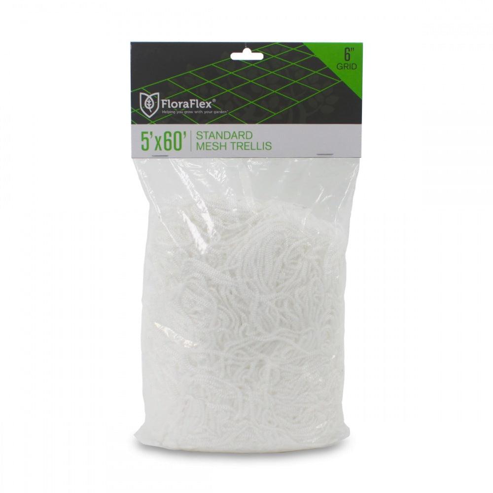 FloraFlex Mesh Trellis Net | 5ft x 60ft - 6in Square