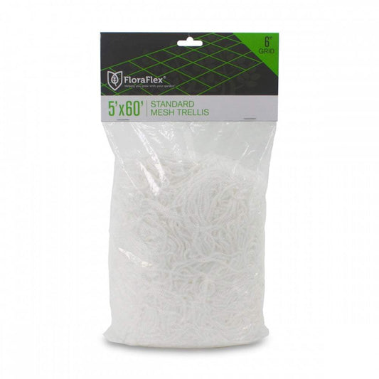 FloraFlex Mesh Trellis Net | 5ft x 60ft - 6in Square