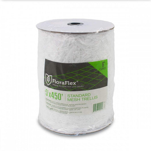 FloraFlex Mesh Trellis Net | 5ft x 450ft - 6in Square