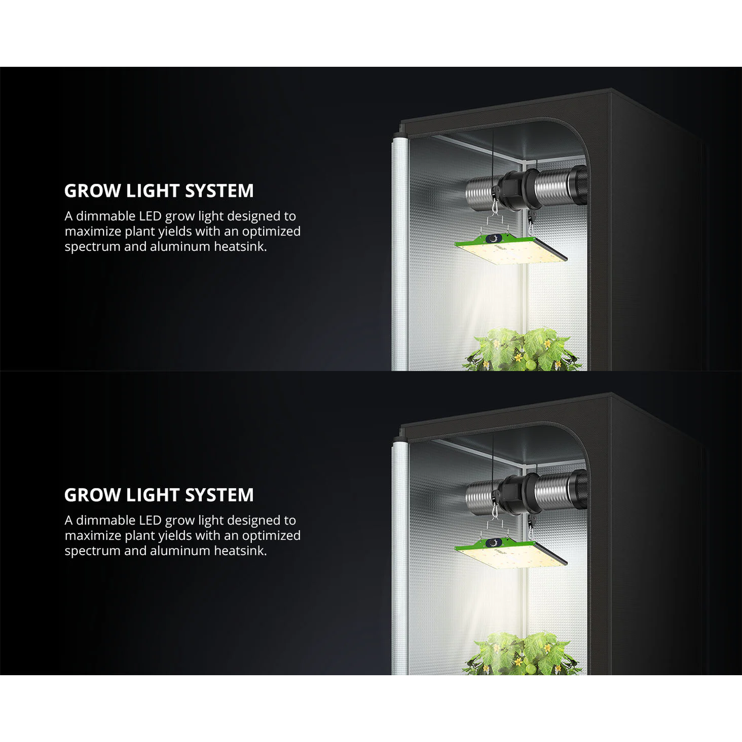 ViparSpectra P1000 100W Infrared Full Spectrum LED Grow Light - Midwest Grow LLC