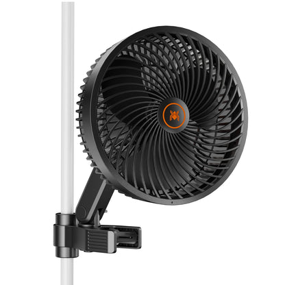 Spider Farmer 6" Clip Fan, 10-Speed with Wide-Angle Oscillation - Midwest Grow LLC