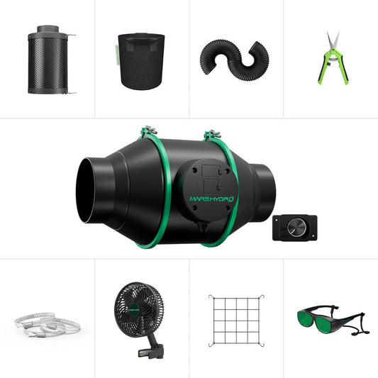 Mars Hydro iFresh 4" Complete Ventilation Kit - Midwest Grow LLC
