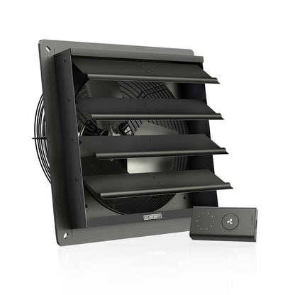 AC Infinity AIRLIFT S12, Shutter Exhaust Ventilation Fan 12", Speed Controller