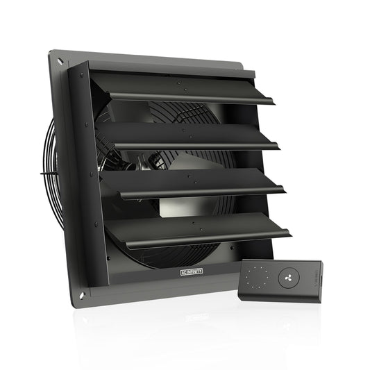 AC Infinity AIRLIFT S12, Shutter Exhaust Ventilation Fan 12", Speed Controller