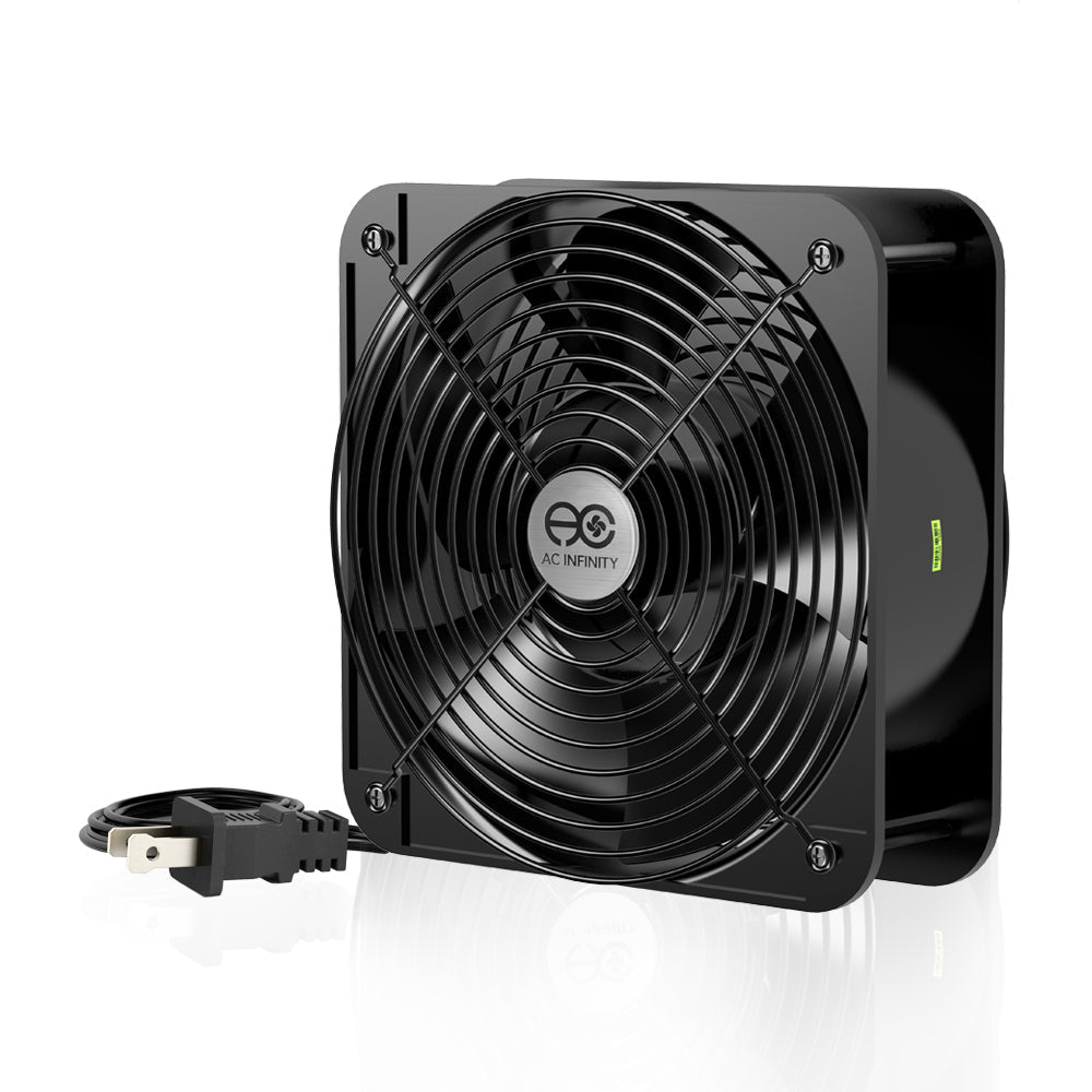 AC Infinity AXIAL 2060, Muffin 120V AC Cooling Fan, 200mm x 200mm x 60mm - Midwest Grow LLC