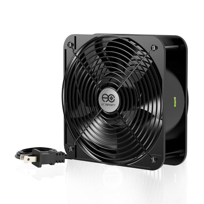 AC Infinity AXIAL 2060, Muffin 120V AC Cooling Fan, 200mm x 200mm x 60mm - Midwest Grow LLC