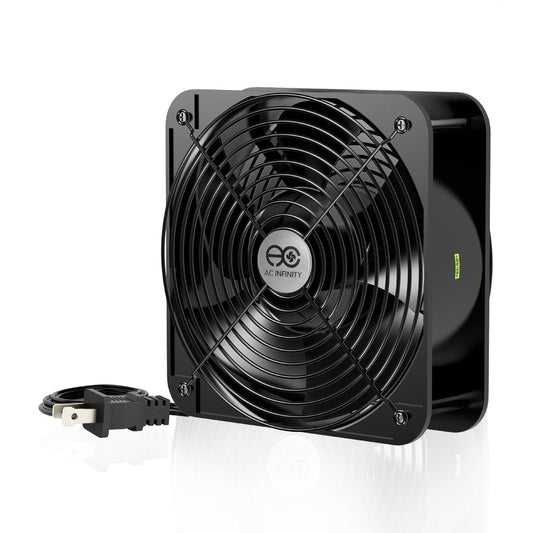 AC Infinity AXIAL 2060, Muffin 120V AC Cooling Fan, 200mm x 200mm x 60mm - Midwest Grow LLC