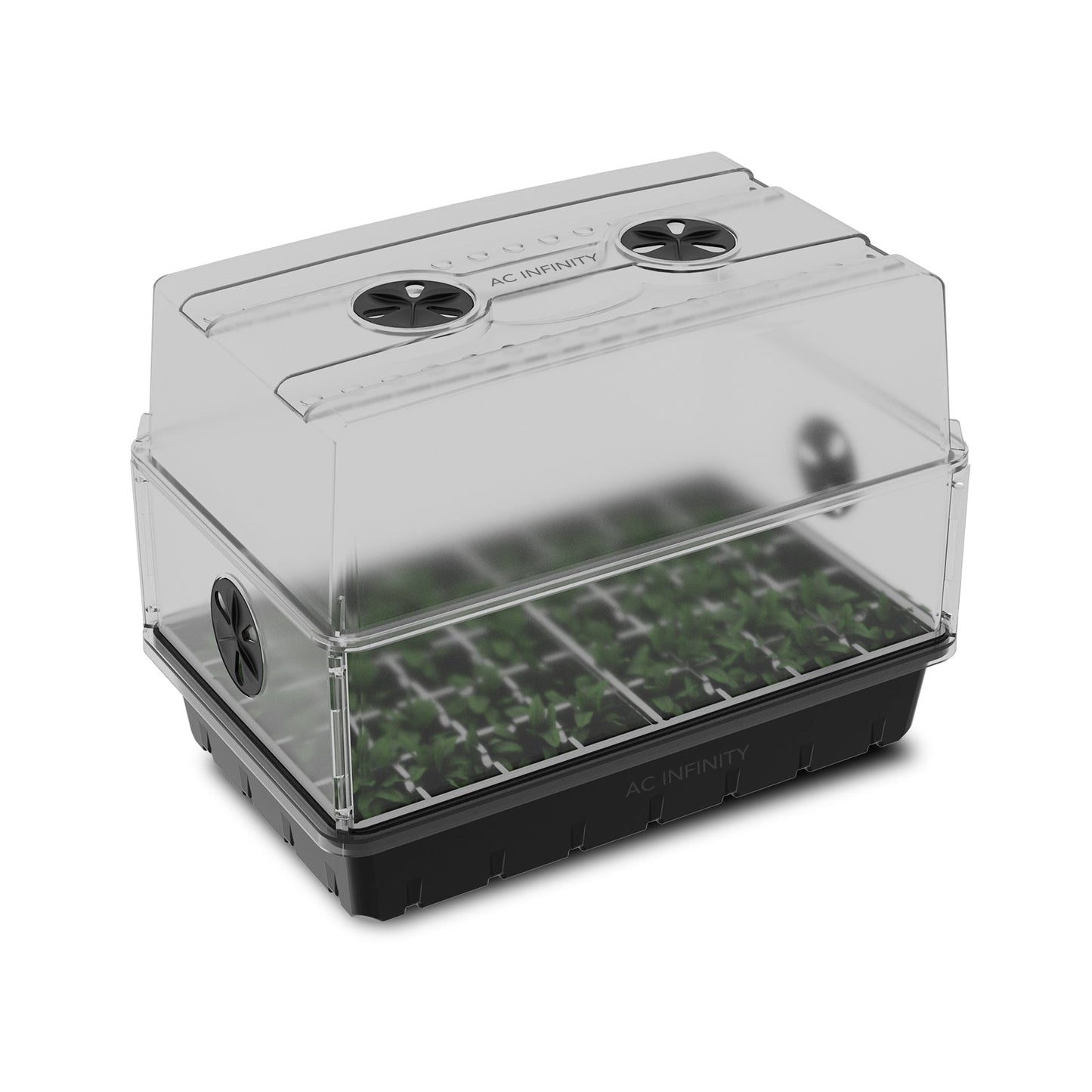 AC Infinity Humidity Dome, Propagation Kit with Height Extension, 5x8 Cell Tray - Midwest Grow LLC
