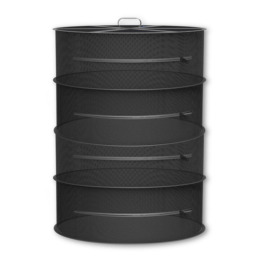 AC Infinity Hanging Herb Drying Rack, 18 in. Diameter, Four Tiers - Midwest Grow LLC