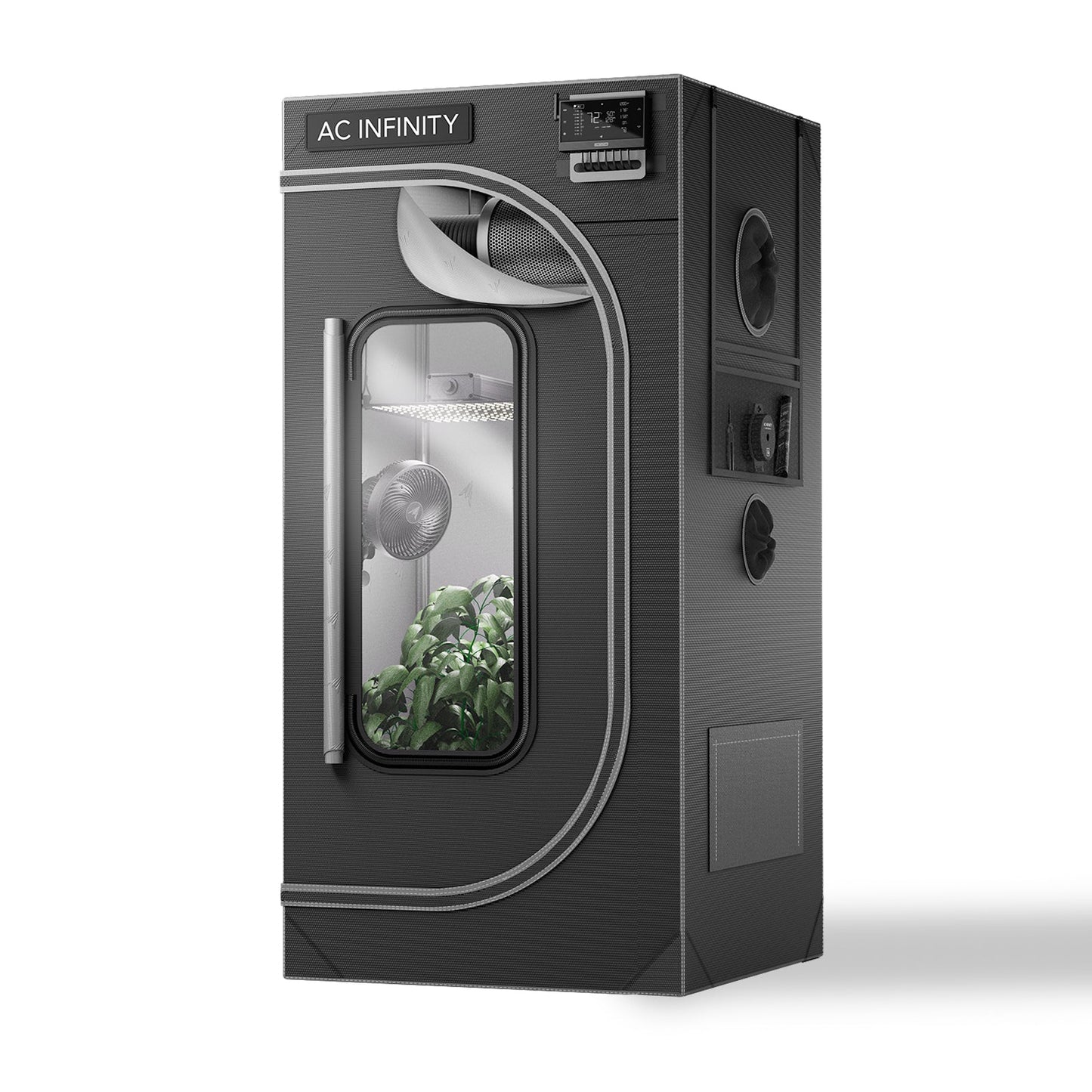 AC Infinity CLOUDLAB 632, Advance Grow Tent, 2000D Diamond Mylar Canvas, 36" x 24" x 72" - Midwest Grow LLC