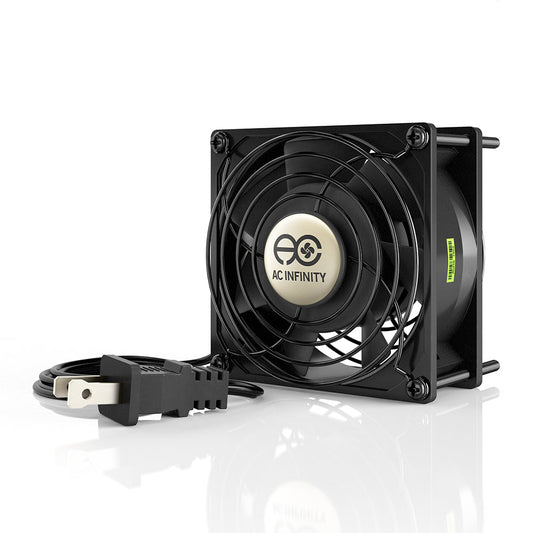 AC Infinity AXIAL 9238, Muffin 120V AC Cooling Fan, 92mm x 92mm x 38mm - Midwest Grow LLC