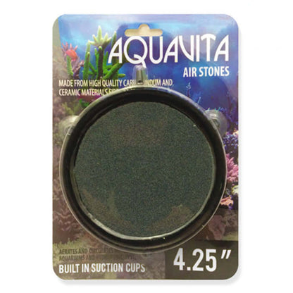 Aquavita 4.25" Round Air Stone with Suction Cups - Midwest Grow LLC