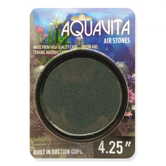 Aquavita 4.25" Round Air Stone with Suction Cups - Midwest Grow LLC