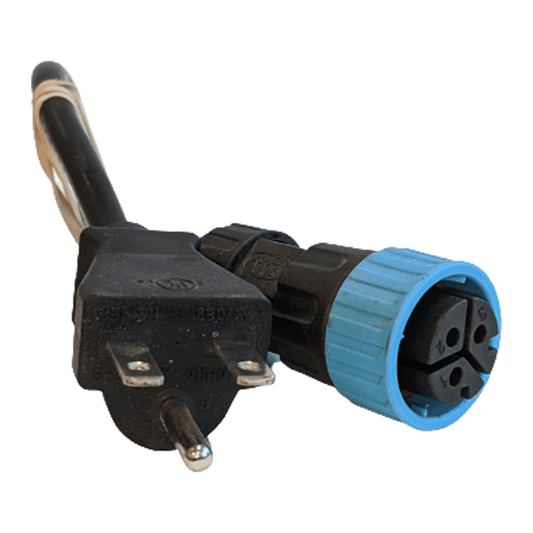 Grower's Choice M-25 240V NEMA L6-15P Adapter Cord 8FT - Midwest Grow LLC