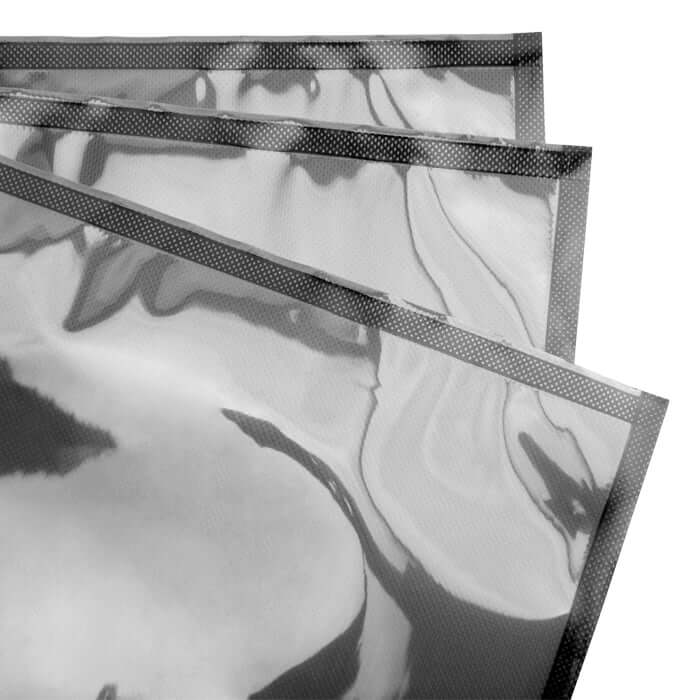ArmorVac 11"x24" 5mil Precut Vacuum Seal Bags Black & Clear (100 Pack) - Midwest Grow LLC