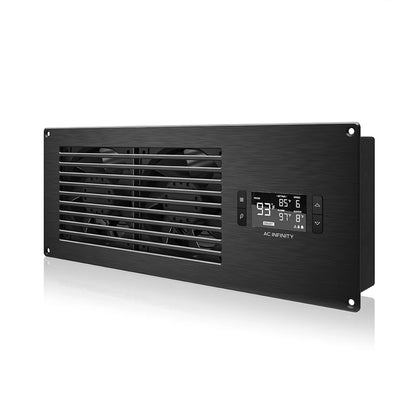 AC Infinity AIRFRAME T7-N Black, Equipment Closet and Room Fan System 17", Intake - Midwest Grow LLC