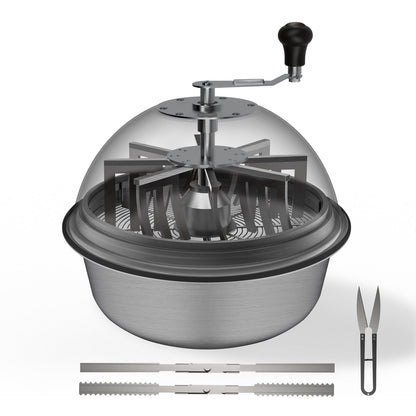 AC Infinity Bud Bowl Trimmer, Twist Spin Cut with Clear Visibility Dome, 16-Inch - Midwest Grow LLC