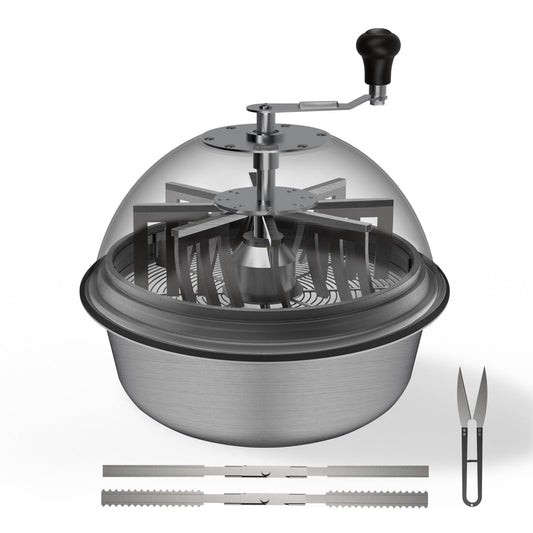 AC Infinity Bud Bowl Trimmer, Twist Spin Cut with Clear Visibility Dome, 16-Inch - Midwest Grow LLC