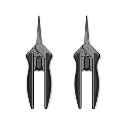 AC Infinity Stainless Steel Pruning Shear, Ergonomic Lightweight, 6.6" Straight Blades, 2-Pack - Midwest Grow LLC