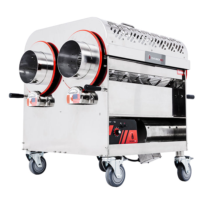 CenturionPro Stainless Steel Gladiator Hybrid Wet or Dry Trimmer with Electropolished Tumblers - Midwest Grow LLC