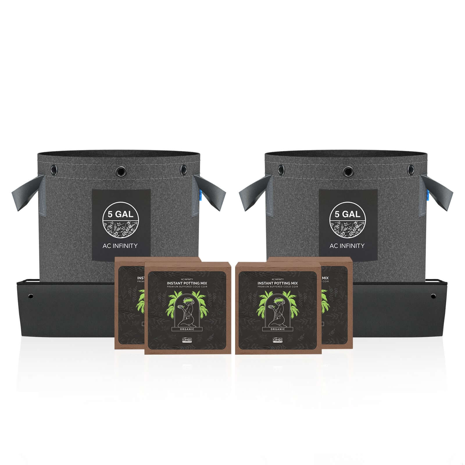 AC Infinity Instant Potting Mix Kit, 2-Plant Starter Set - Midwest Grow LLC