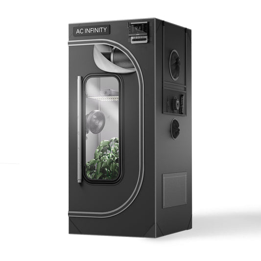 AC Infinity CLOUDLAB 722, Advance Grow Tent 2x2, 2000D Diamond Mylar Canvas, 24" x 24" x 72" - Midwest Grow LLC