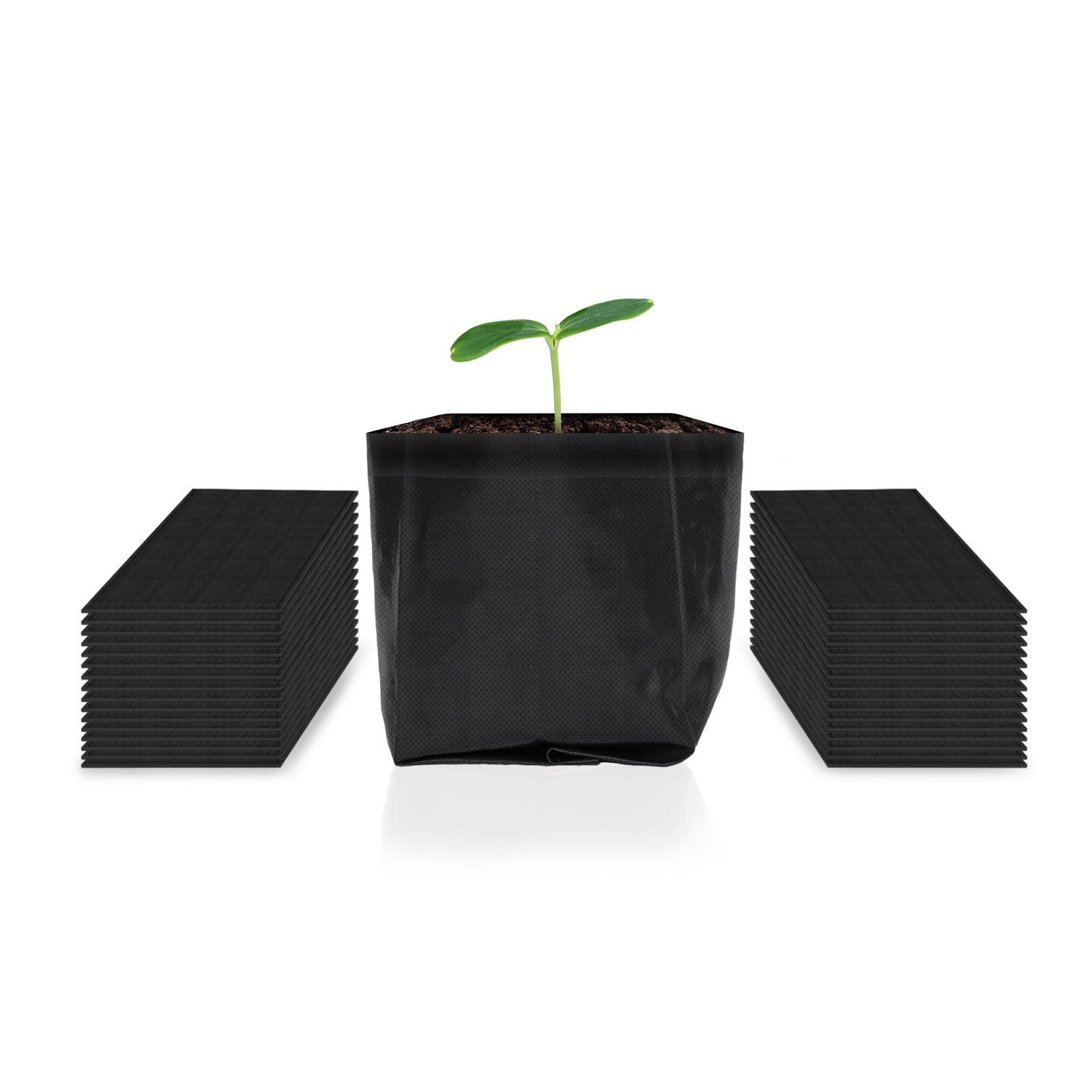 AC Infinity Nursery Bags 1/4 Gallon, Non-Woven Fabric Growing Pouches, 50-Pack - Midwest Grow LLC