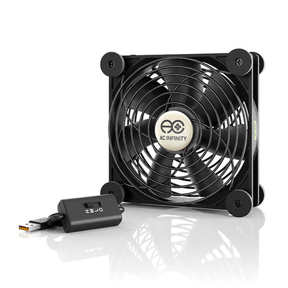 AC Infinity MULTIFAN S3, Quiet USB Cooling Fan, 120mm - Midwest Grow LLC
