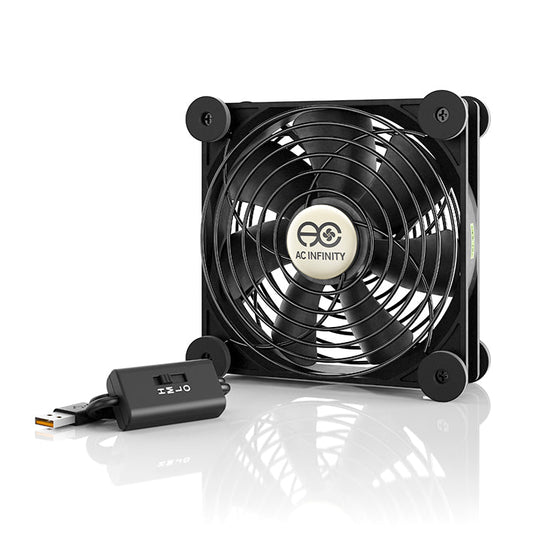 AC Infinity MULTIFAN S3, Quiet USB Cooling Fan, 120mm - Midwest Grow LLC