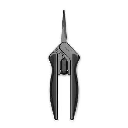 AC Infinity Stainless Steel Pruning Shear, Ergonomic Lightweight, 6.6" Straight Blades - Midwest Grow LLC