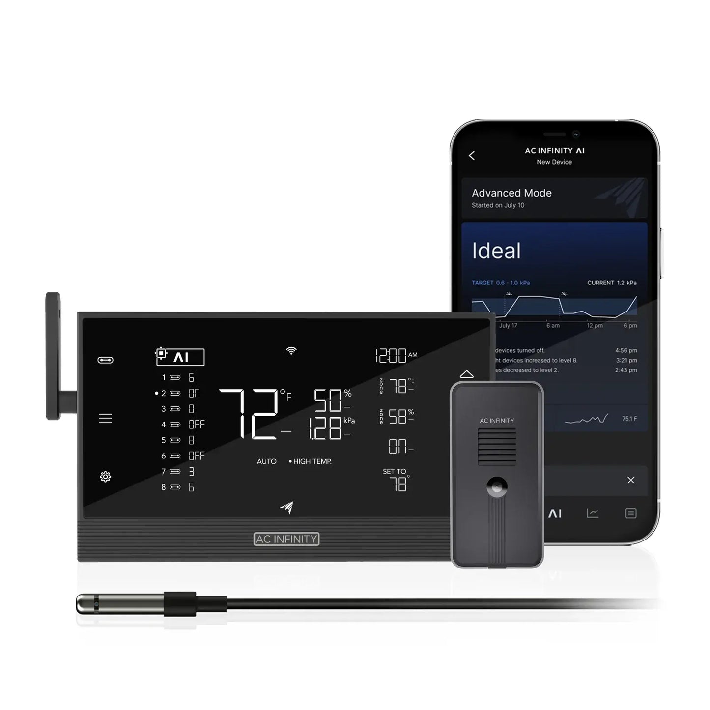AC Infinity Controller AI+ with CO2 Sensor Bundle - Midwest Grow LLC