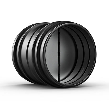 AC Infinity Backdraft Damper Ducting Insert, 8-Inch, Black Galvanized Steel - Midwest Grow LLC