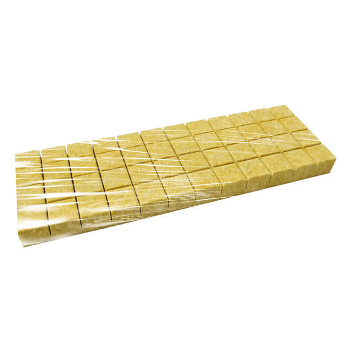 Cultiwool 48 Cell Mini Block Sheets of Cultilene Rockwool with Shrinkwrap - Case of 24 - Midwest Grow LLC