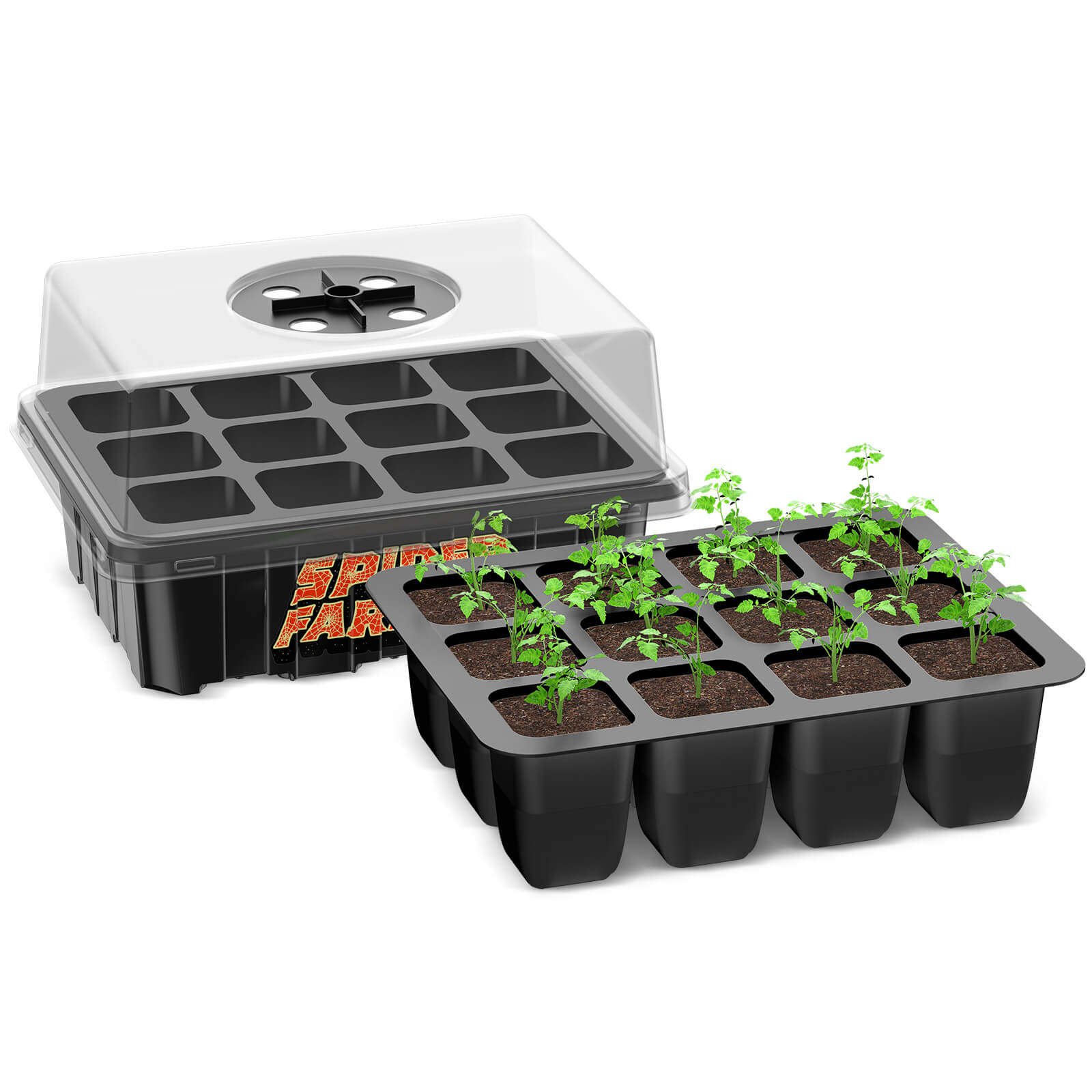Spider Farmer Seed Starting Trays 4 Pack - Midwest Grow LLC