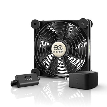 AC Infinity MULTIFAN S3-P, Quiet AC-Powered Cooling Fan, 120mm - Midwest Grow LLC