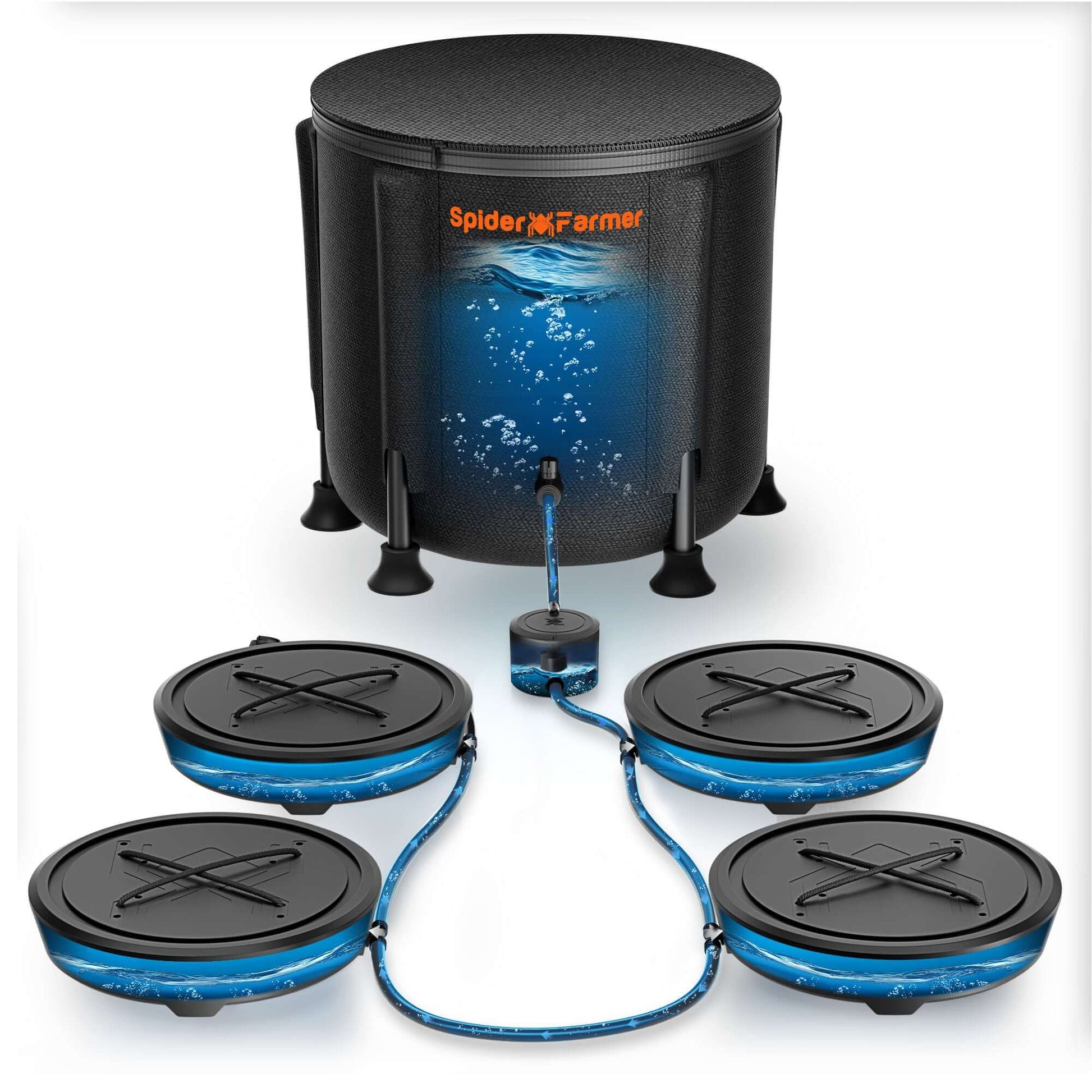 Spider Farmer 4 Self-watering System Kits - Midwest Grow LLC