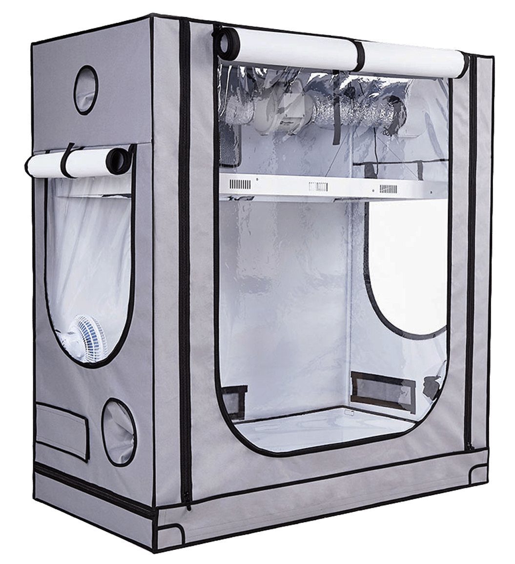HighDroGro Dream Box 2.0 2'4" x 4'6" x 5'5" (72cm x 136cm x 165cm) Grow Tent Kit - Midwest Grow LLC