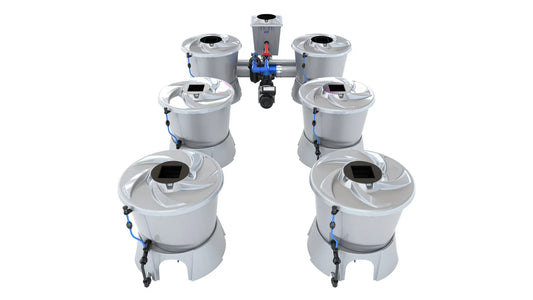 ALIEN Hydroponics V-SYSTEM 6 Pot 2 Row Kit - Midwest Grow LLC