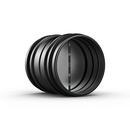 AC Infinity Backdraft Damper Ducting Insert, 4-Inch, Black Galvanized Steel - Midwest Grow LLC