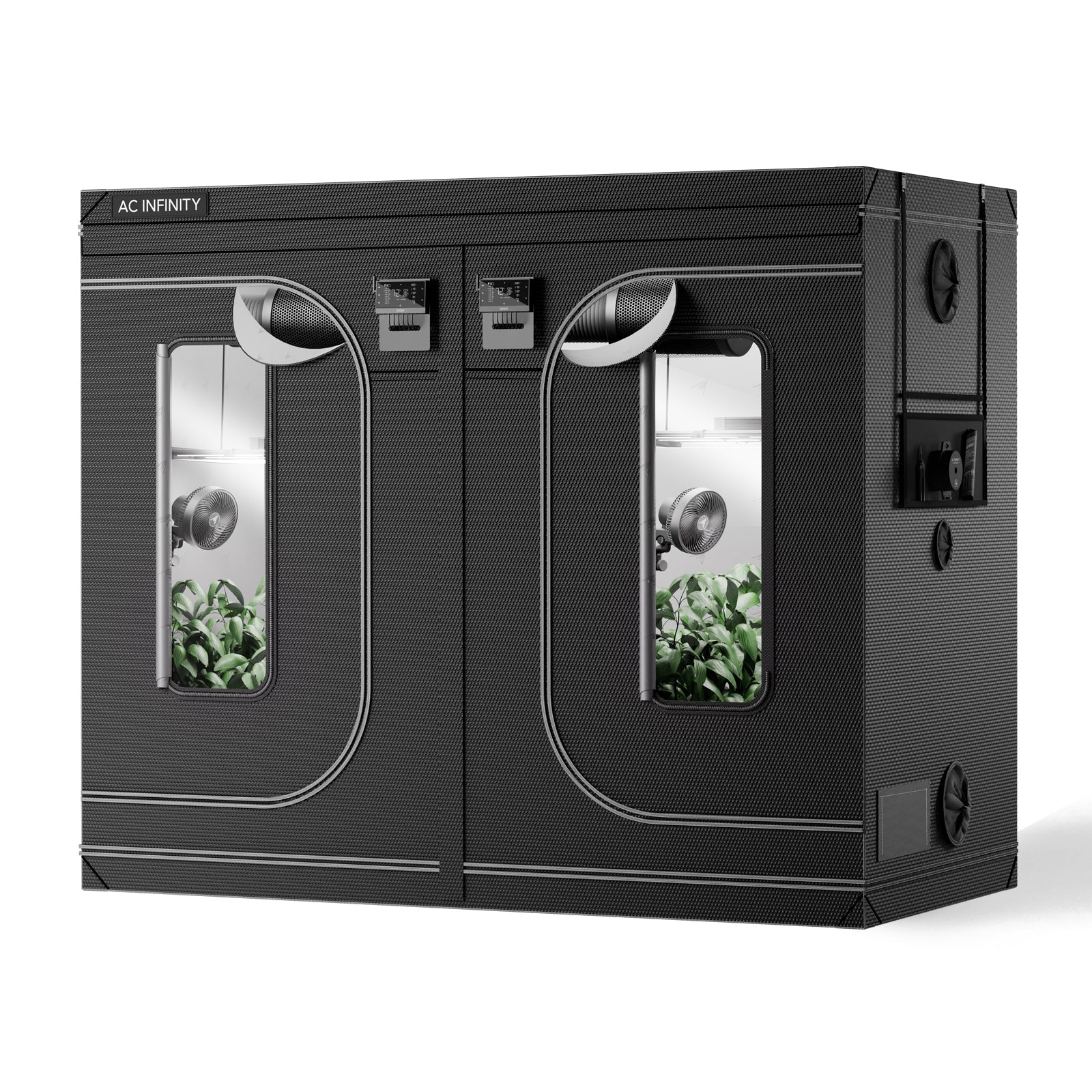 AC Infinity CLOUDLAB 894, Advance Grow Tent 8x4, 2000D Diamond Mylar Canvas, 96" x 48" x 80" - Midwest Grow LLC