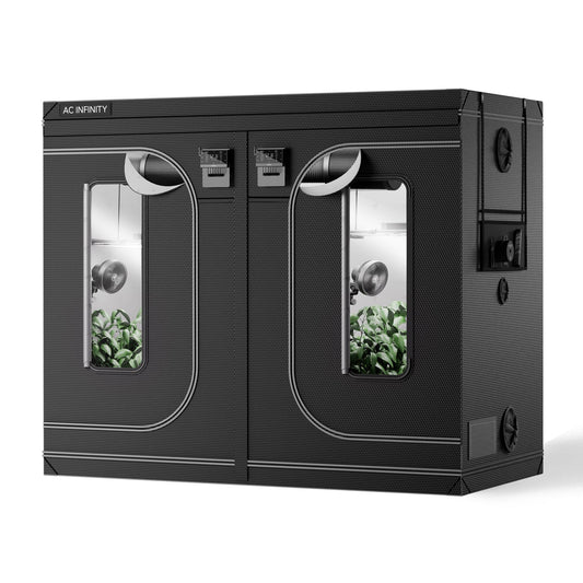 AC Infinity CLOUDLAB 894, Advance Grow Tent 8x4, 2000D Diamond Mylar Canvas, 96" x 48" x 80" - Midwest Grow LLC