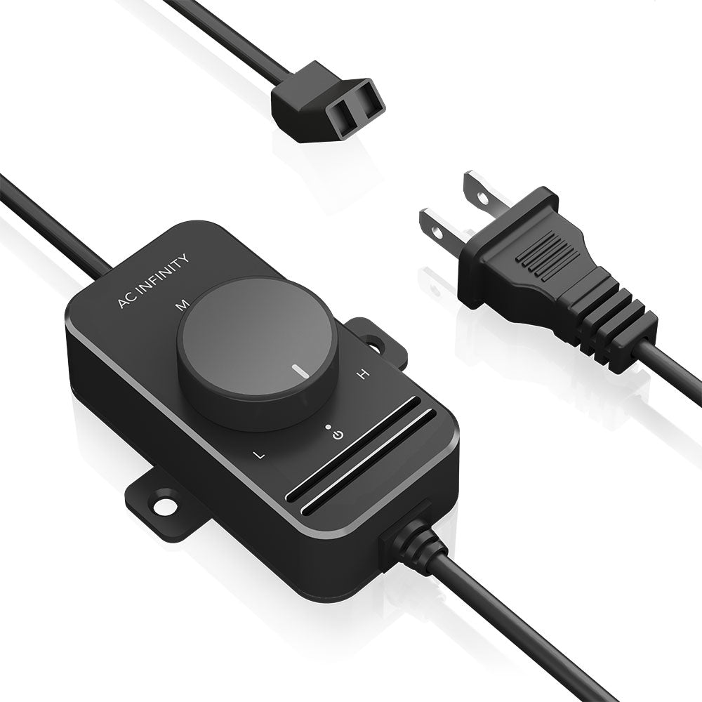AC Infinity Fan Speed Controller for AC Axial Muffin Fans, Single - Midwest Grow LLC