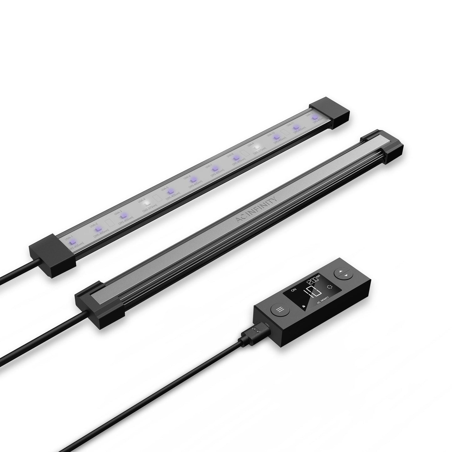 AC Infinity IONBEAM U2, Targeted Spectrum UV LED Grow Light Bars, 2-Bar Kit, 11-Inch - Midwest Grow LLC