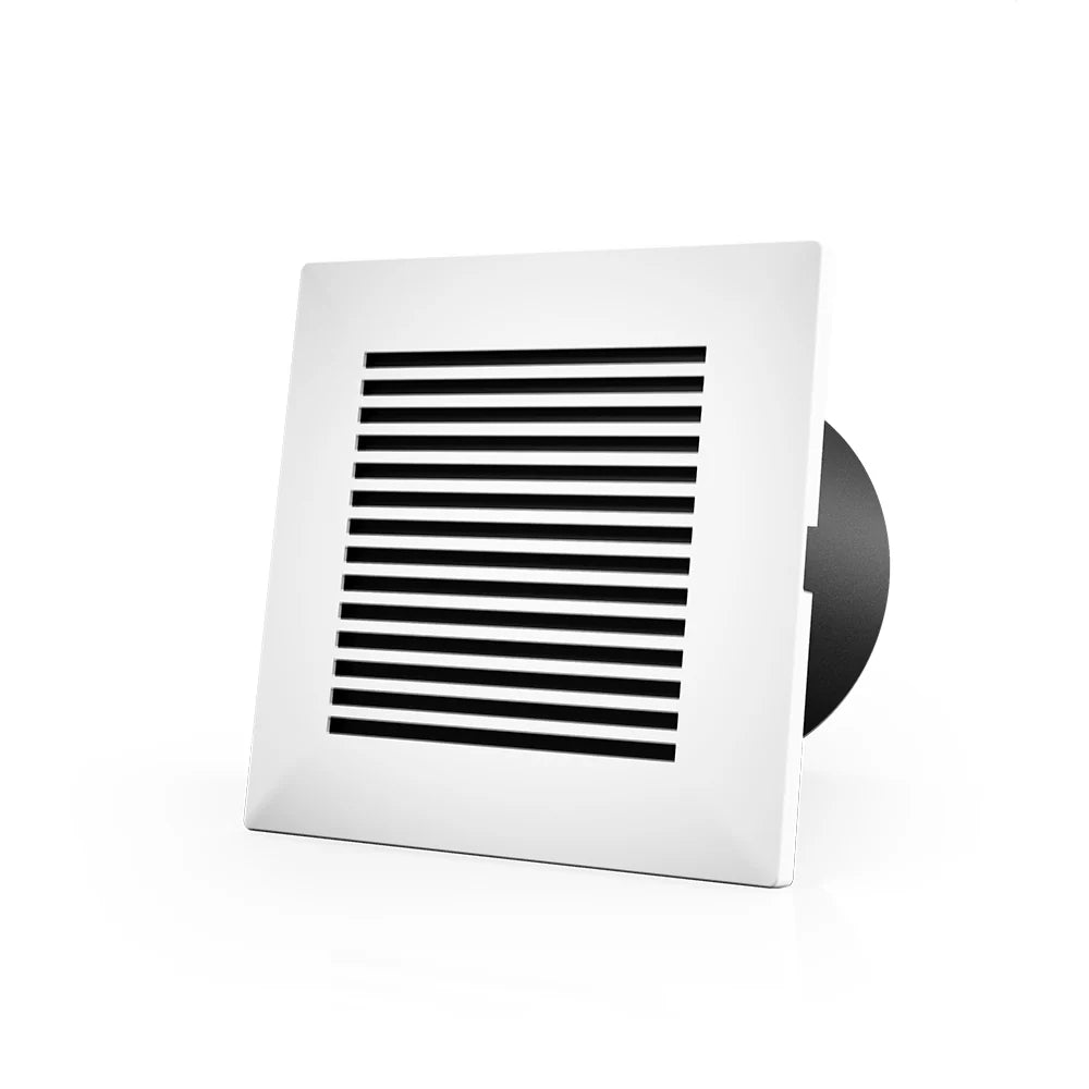 AC Infinity Wall-Mount Duct Grille Vent, White Plastic, 4-Inch