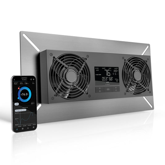 AC Infinity AIRTITAN T8-N, Crawlspace and Basement Ventilator Fan, Temperature and Humidity Controller, IP-44 Rated, Intake