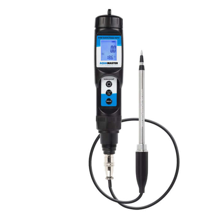 Aqua Master E300 Pro Substrate EC and Temperature Meter - Midwest Grow LLC